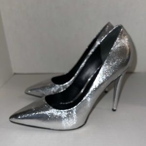 Silver heels size 10 from Aldo
